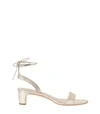 Loeffler Randall Jackie Mid Heel Sandal In Gold