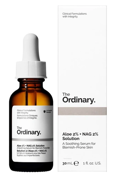 THE ORDINARY ALOE 2% + NAG 2% POST-BLEMISH SOLUTION, 1 OZ