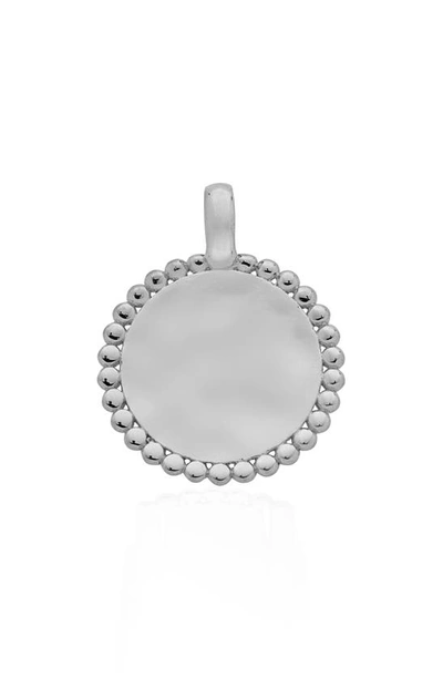 Monica Vinader Deia Beaded Recycled Sterling Silver Necklace Pendant