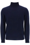 Brunello Cucinelli Cashmere Turtleneck In Blue