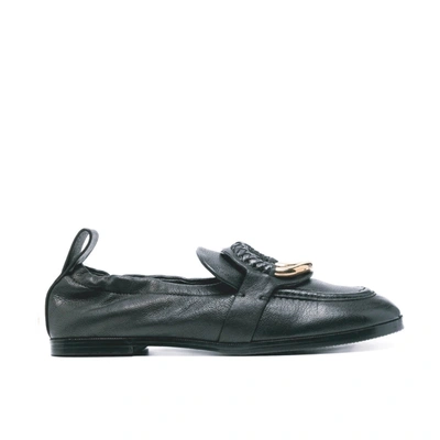 See By Chloé Hana Leather Loafers In Black