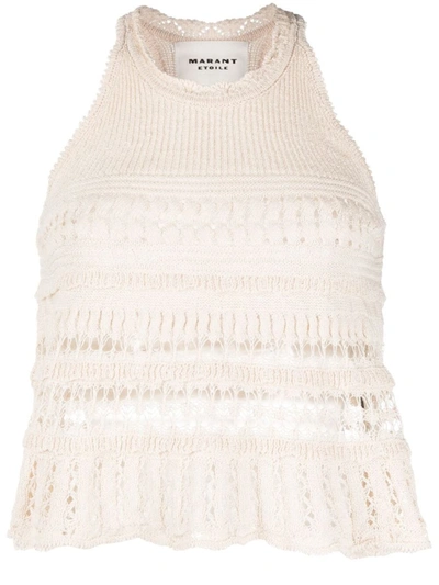 Isabel Marant Étoile Fico-ge Tank Top In White