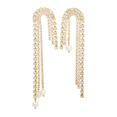 Magda Butrym Crystal-embellished Earrings In Gold