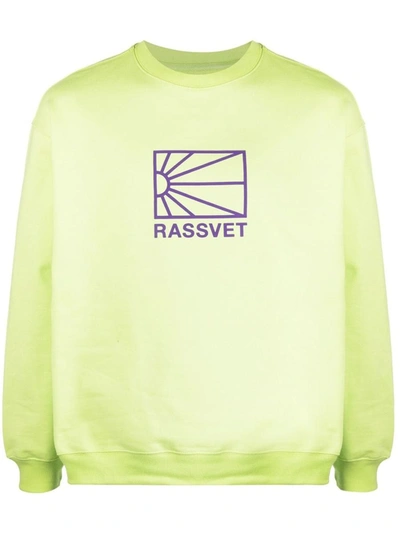 Rassvet Swetshirt Long Sleeves With Logo In Green