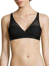 Chantelle Aeria Convertible Mesh Wireless Bra In Black