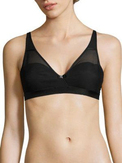 Chantelle Aeria Convertible Mesh Wireless Bra In Black