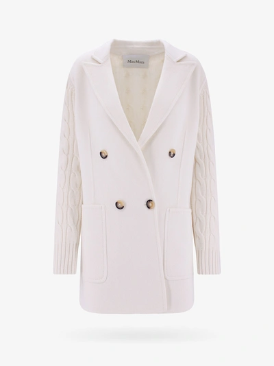 ジャケット Max Mara Wool and cashmere jacket White Max Mara Wool And Cashmere Jacket In White | ModeSens