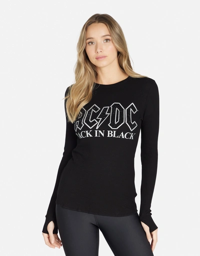 Lauren Moshi Mckinley Acdc Crystals In Black