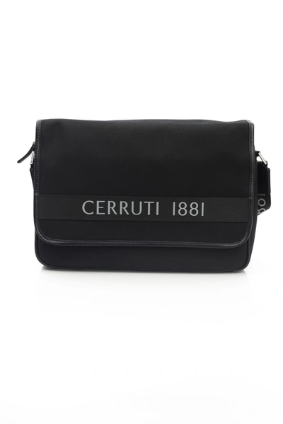 Cerruti 1881 Black Nylon Messenger Bag