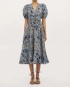 Ulla Johnson Thelma Printed Midi Dress In Multi