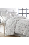 Southshore Fine Linens Sweet Florals Comforter Set In Gray