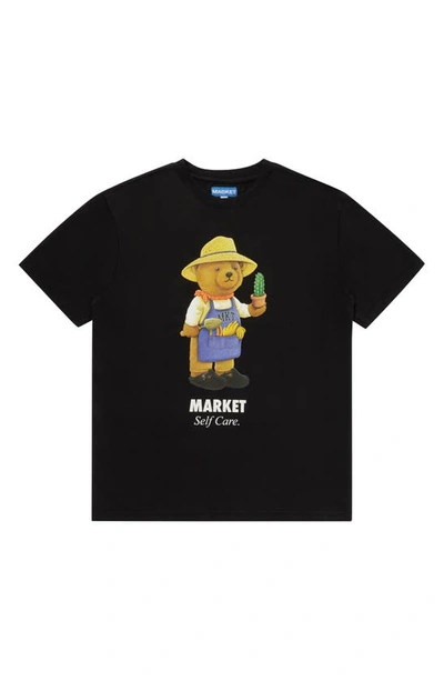 Market Botanical Bear T-shirt In Black