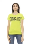 TRUSSARDI ACTION TRUSSARDI ACTION GREEN COTTON TOPS &AMP; WOMEN'S T-SHIRT