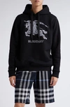BURBERRY EMBROIDERED EKD COTTON HOODIE