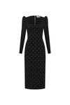 Rebecca Vallance -  After Hours Long Sleeve Midi Dress  - Size 14