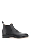 John Lobb Lawry Slip-on Boots In Leather In Black