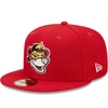 NEW ERA NEW ERA RED INDIANAPOLIS INDIANS MARVEL X MINOR LEAGUE 59FIFTY FITTED HAT
