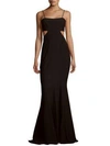 ZAC POSEN Fit-&-Flare Cutout Gown,0400094312570