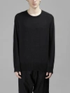 ZIGGY CHEN ZIGGY CHEN MEN'S BLACK OVERSIZE KNIT SWEATER