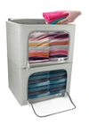 Sorbus 2pc Storage Box With Window In Gray
