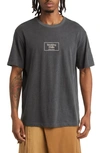 Sundae School Embroidered Smoking Chills T-shirt In Mineral Wash Grey