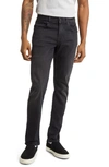 7 For All Mankind Mens Black Slimmy Tapered Luxe Performance Plus Slim-fit Tapered Jeans In Washedblk