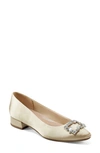 Easy Spirit Women's Eflex Carisma Pointy Toe Slip-on Dress Pumps In Gol02