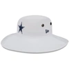 New Era White Dallas Cowboys 2023 Nfl Training Camp Panama Bucket Hat In White