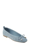 Marc Fisher Ltd Ubet Ballet Flat In Light Blue