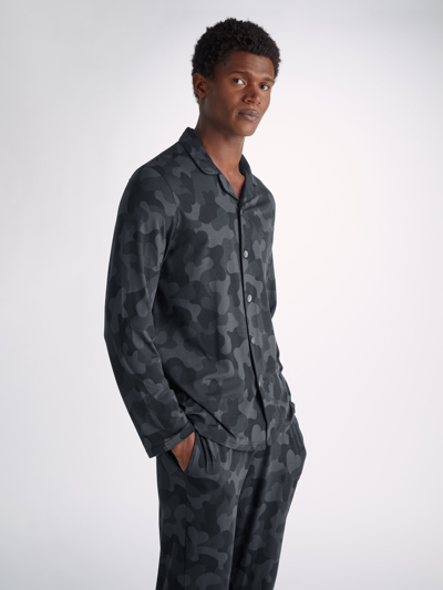 Derek Rose Men's Pyjamas London 11 Micro Modal Black