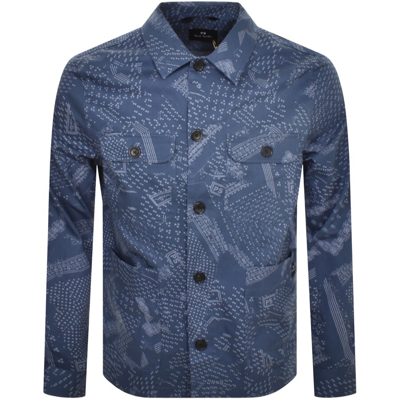 Paul Smith Ps By  Military Jacket Blue