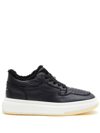 Mm6 Maison Margiela Black Basketball Sneakers In Black