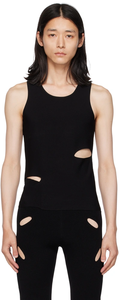 Dion Lee Black Cutout Tank Top