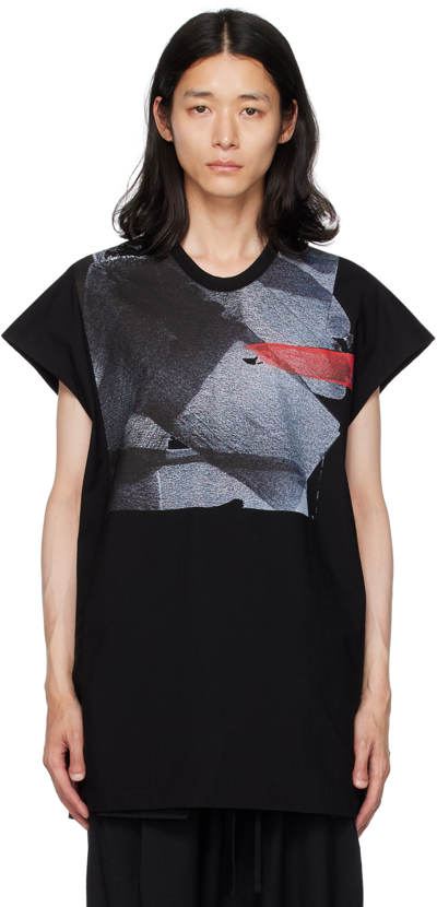 Julius Black Printed T-shirt