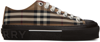 BURBERRY BROWN CHECK SNEAKERS