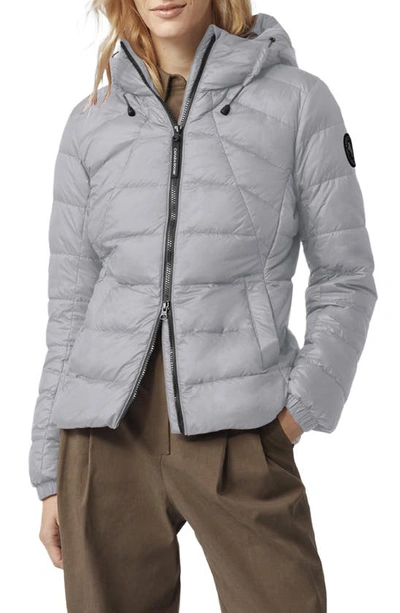 Canada Goose Abbott Hooded Jacket In Silverbirch - Bouleau Argente