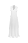 MAET AMARI SLEEVELESS MAXI WHITE LINEN DRESS