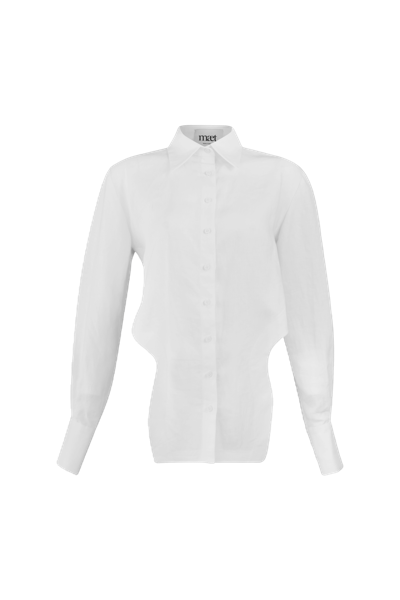 Maet Affra White Linen Shirt