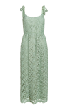 MARKARIAN POPPY CROCHETED LACE MIDI DRESS