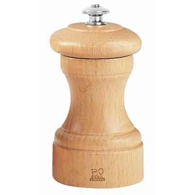 Peugeot Bistro 4-inch Pepper Mill, Natural In White