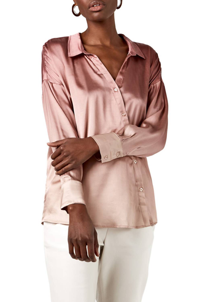 As By Df Tramonto Blouse In Pink