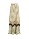 Etro Printed High-rise Maxi Skirt In Green
