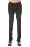 Hvman Strat Super Skinny Stripe Jeans In Black