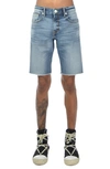 Hvman Mero Rocker Slim Stretch Shorts In Kennedy (light Sand)