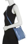 Hobo Drifter Leather Crossbody Bag In Atlantis Blue