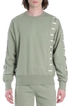 Hvman Lace-up Sweatshirt In Aspen Lace