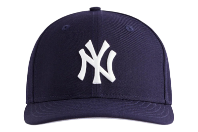 Pre-owned Kith New Era For Yankees 59fifty Fitted Hat Navy