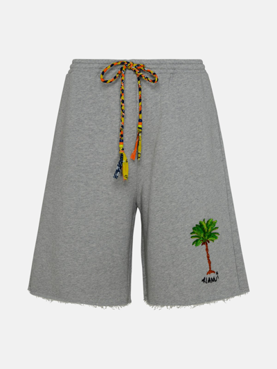 Alanui Bermuda Stay Positive In Grey