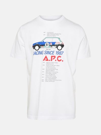 A.p.c. T-shirt Martin In White