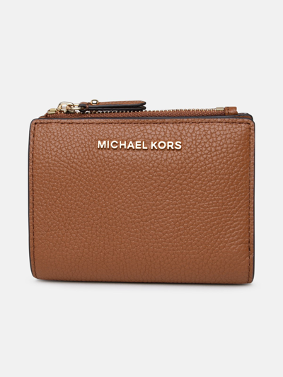Michael Michael Kors Portafoglio Zip Jet Set In Brown